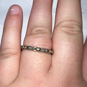 Pandora ring two toned 60/9